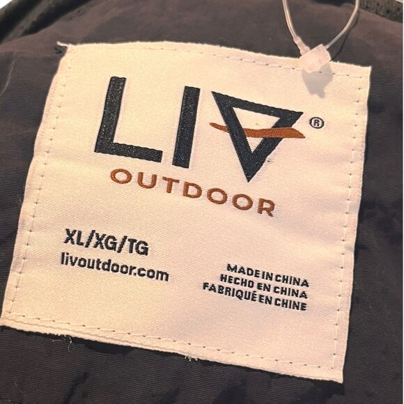 Liv Outdoor Womens Jacket Packable Hooded XL/1X Wind/Water Resistant Black - Picture 4 of 12